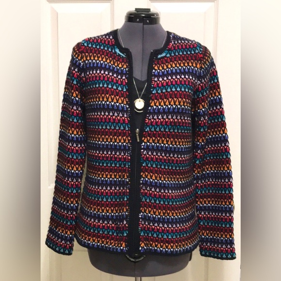 Coldwater Creek Sweaters - Coldwater Creek Vibrant Cardigan Sweater